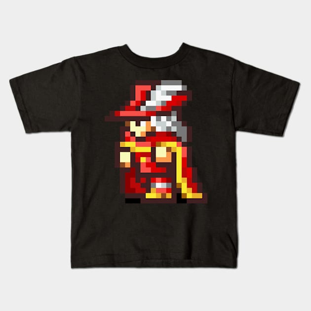 FF Red Mage Kids T-Shirt by ergilHoban9